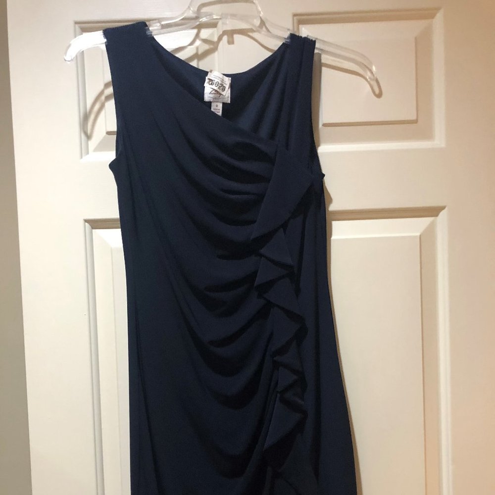 Navy Suzi Chin Dress-Very Comfortable